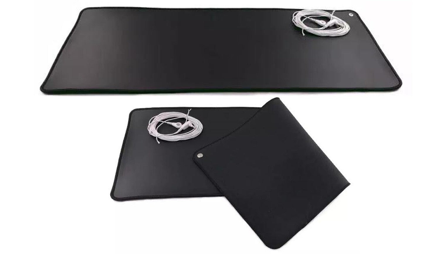 Tapis de Mise à la Terre,40x60cm Universel Tapis de souris Antistatique avec Câble de Mise à la Terre Européen,Tapis de Mise à la Terre pour Bureau, Table,Canapé,Tapis de Yoga