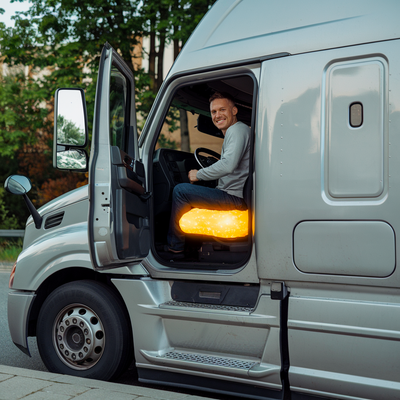 En roulant ? l'expérience des routiers - earthing - chargeurterre