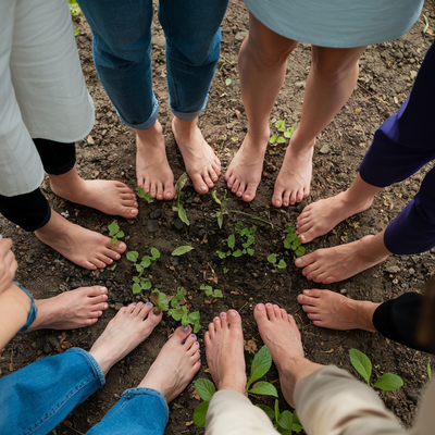Reconnectez-vous avec la nature grâce à la mise à la terre