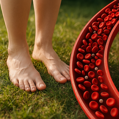 La santé cardio-vasculaire avec la mise à la terre earthing ?