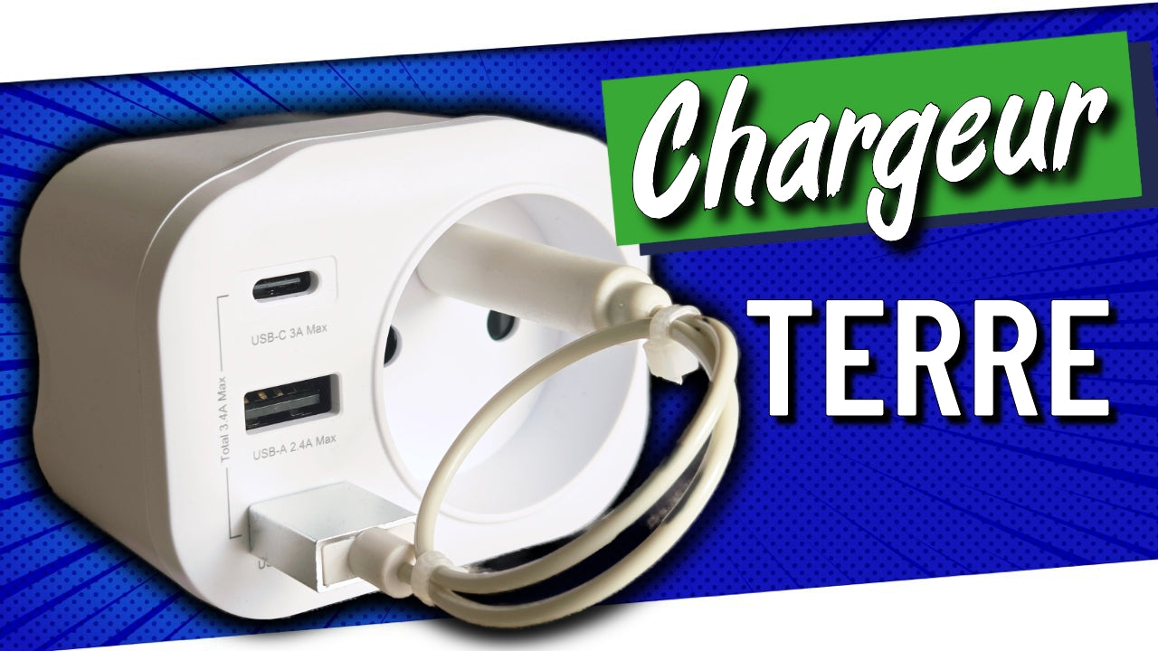 Chargeur Terre anti-ondes USB