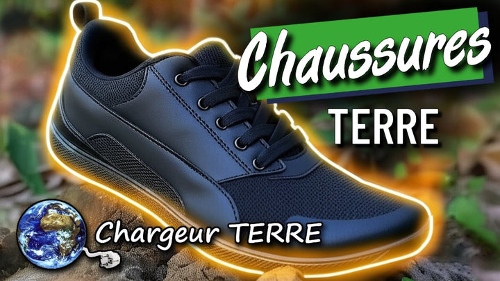 Chaussures De Mise à La Terre (Earthing) En Cuivre - Pour Homme Et Femme - Semelle Antidérapante - Randonnée Pieds Nus