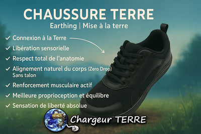 Chaussures Terre - Pieds Nus connectés - Earthing
